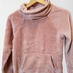 C9 By Champion Blush Pink Cowl Neck Sherpa Sweatshirt Extra Small Women’s XS